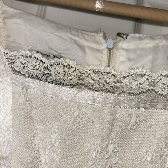 Tere Tereba for Young Reflections Ivory Floral Hippy Boho Maxi Dress Size XS/S - Picture 6 of 12